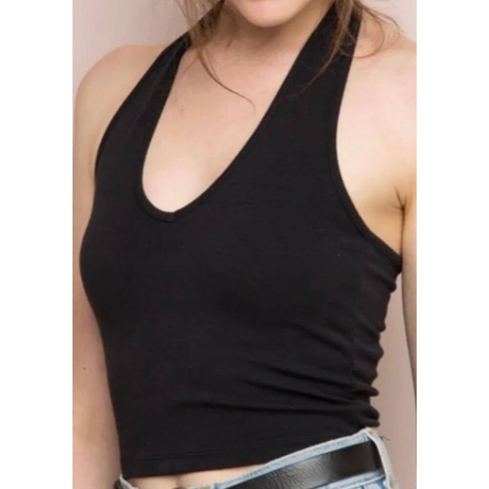 Brandy Melville Black Halter neck